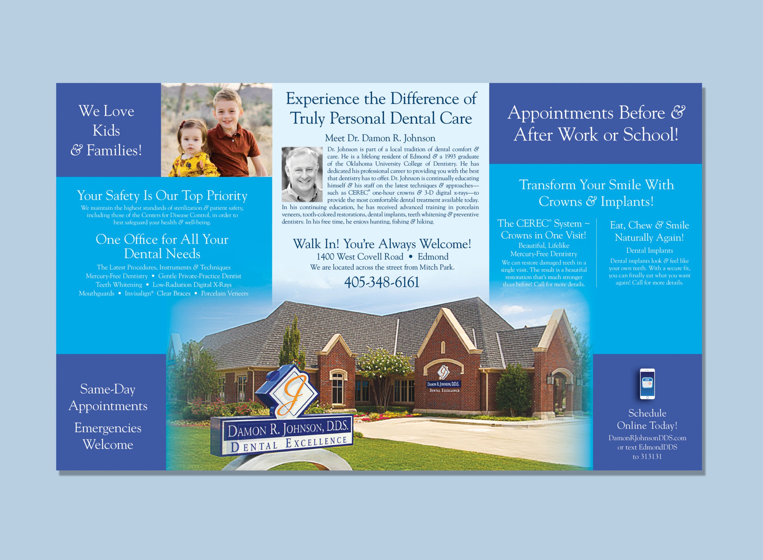 Damon R. Johnson DDS Dental Excellence Brochure