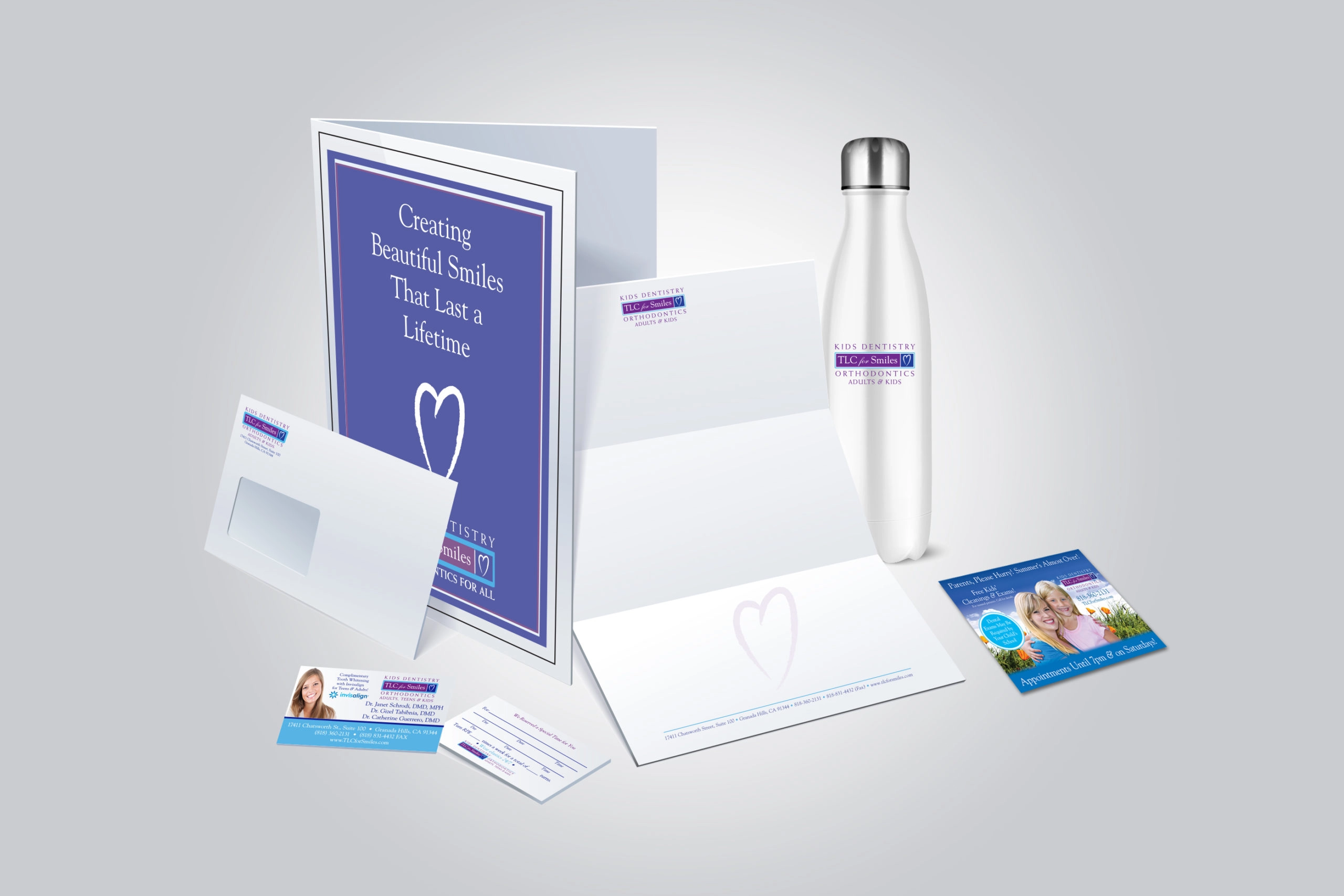 Kids Dentistry TLC for Smiles Stationery <span class =