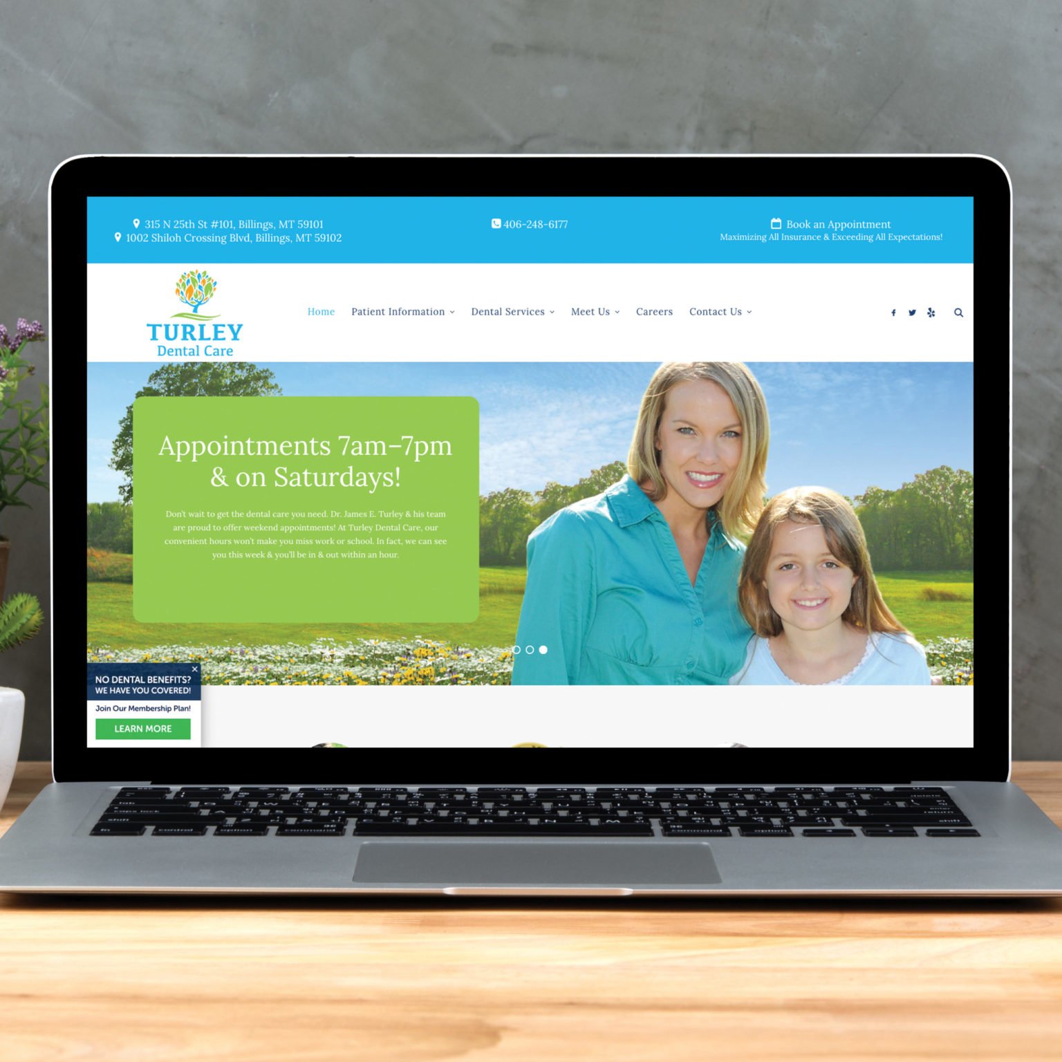 Client Growth Portfolios Turley Dental Care chrisad